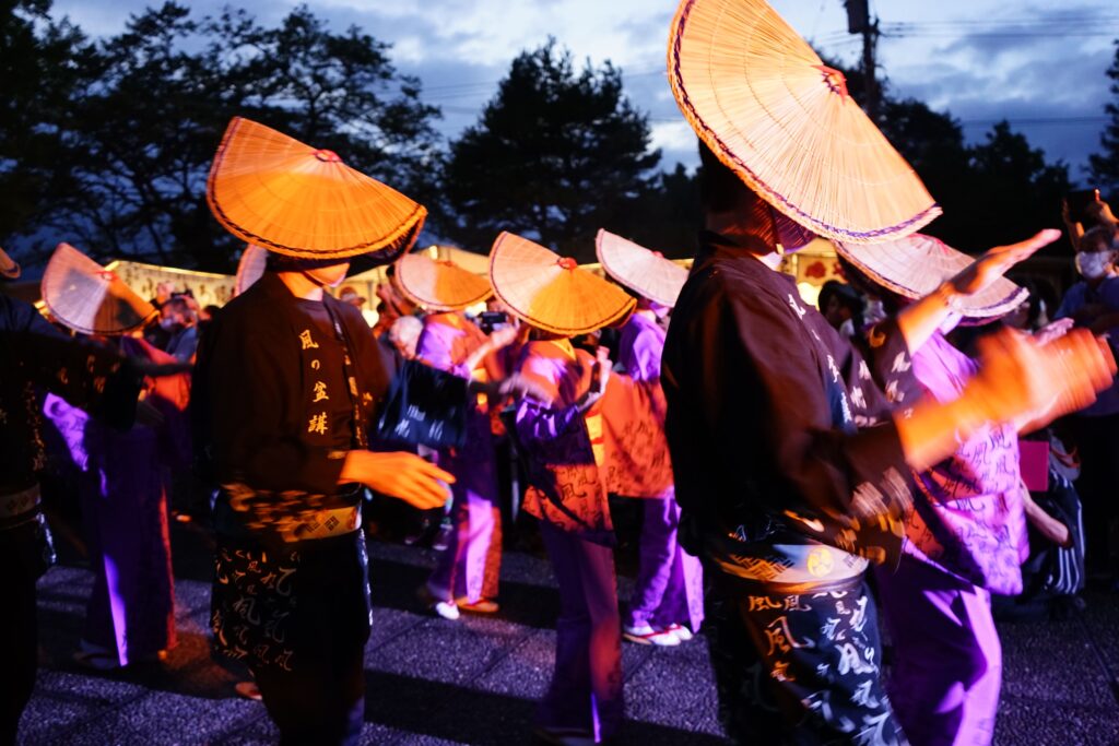 おわら風の盆、祭り、踊り子