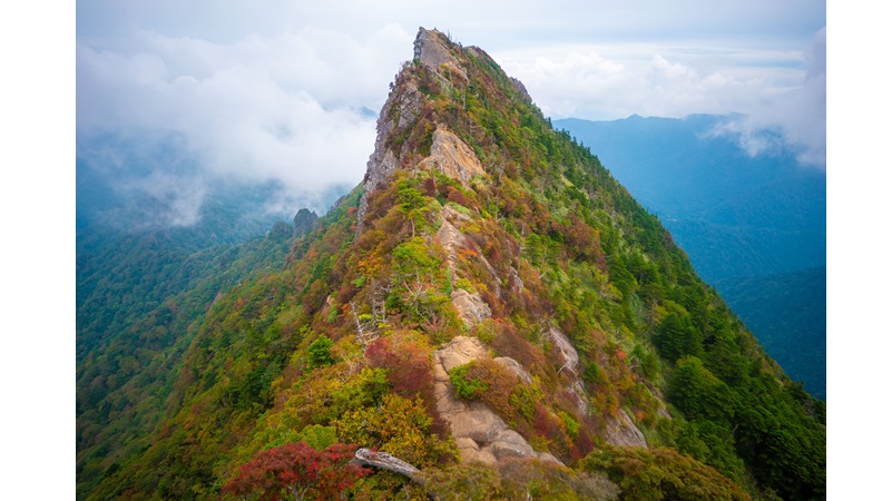 愛媛県、西条市、石槌山