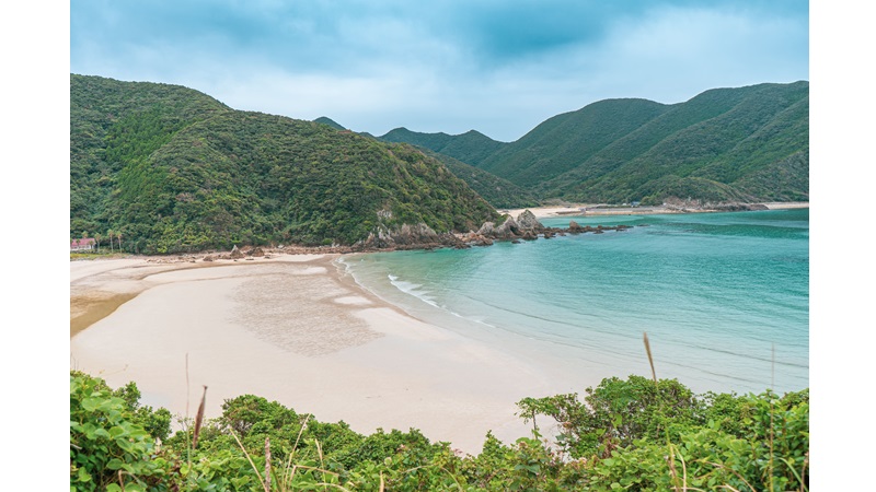 長崎県、五島市、五島列島、高浜海水浴場