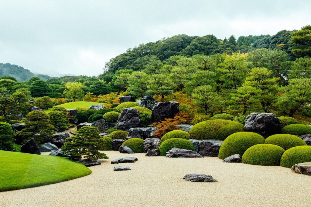 足立美術館、日本庭園