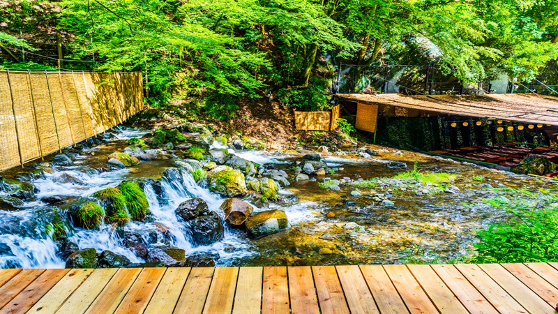 京都観光 貴船 川床