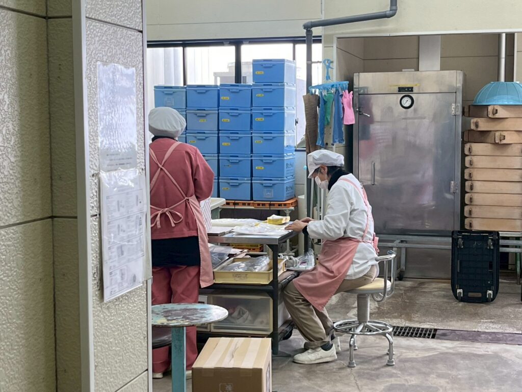 福島県南会津町の老舗製麺所「奈良屋」の製麺所