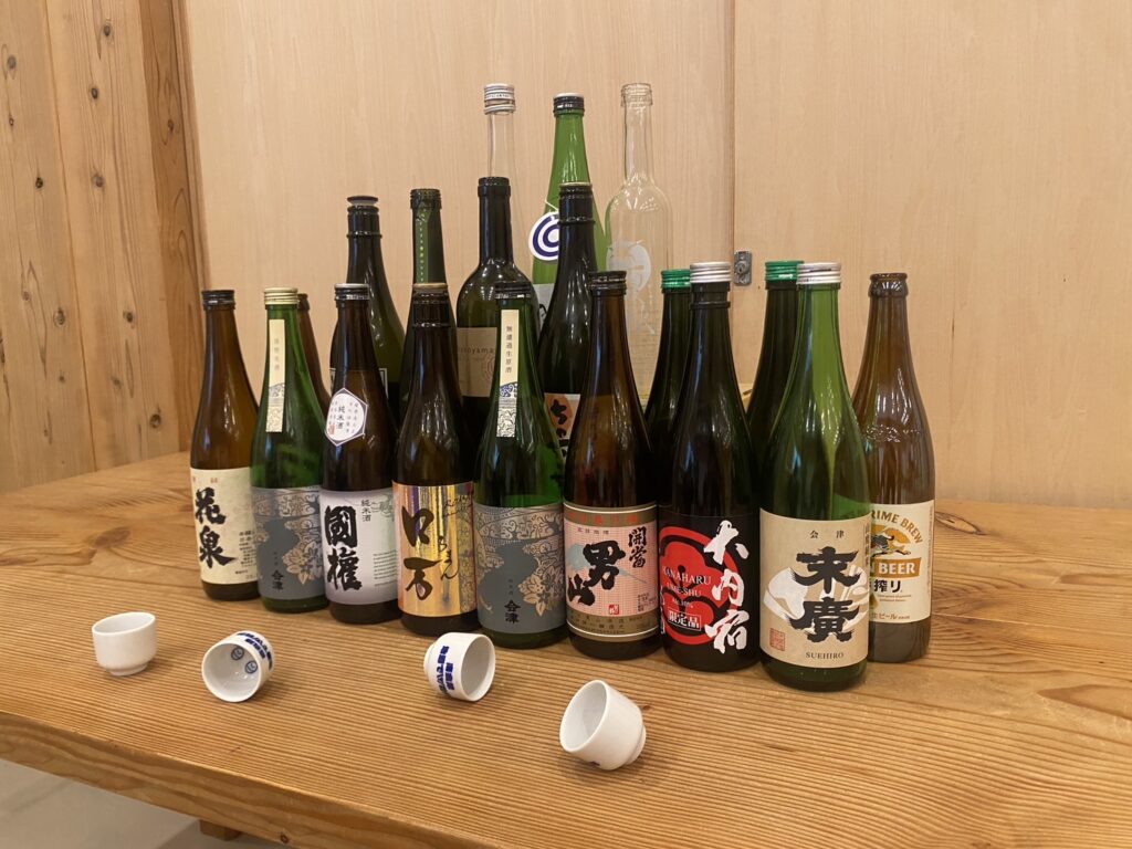 南会津の酒造。会津酒造、国権酒造、男山酒造、花泉酒造の日本酒。